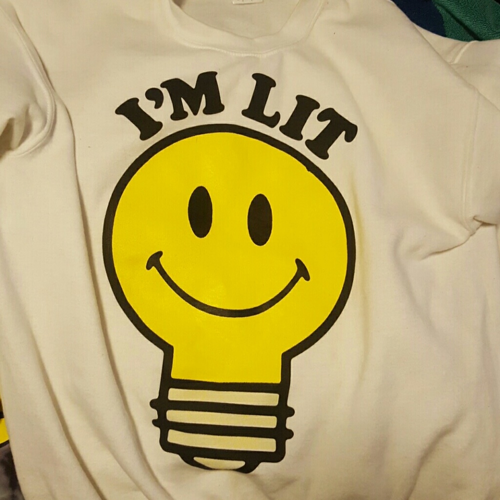 COPY - Im lit crewneck
